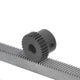 0.5 Mod Pinion Gear Black Steel Spur Gears with Step Transmission Gear 25 Teeth