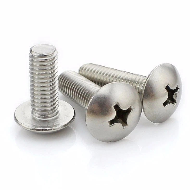 304 Stainless Steel Phillips Truss Head Machine Screws M2 M2.5 M3 M4 M5 M6 M8 — 3mm to 60mm