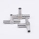 304 Stainless Steel Barbed Tee Hose Fitting — T-Piece Pipe Connector