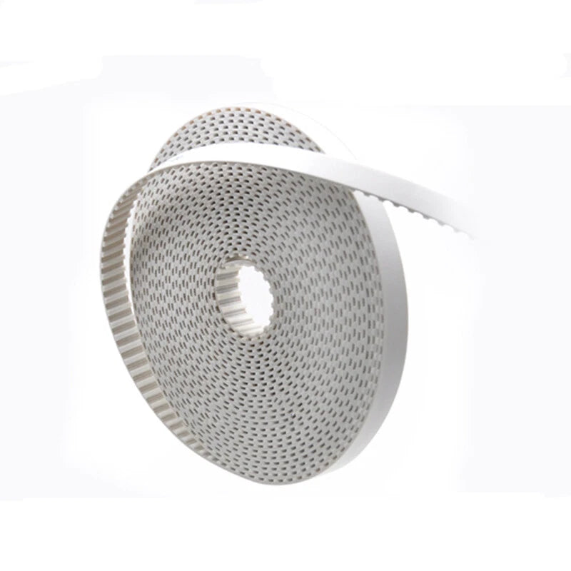 Open Timing Belt T5 T10 AT5 AT10 — PU Trapezoidal Tooth, 10–50mm Wide, Cut to Length