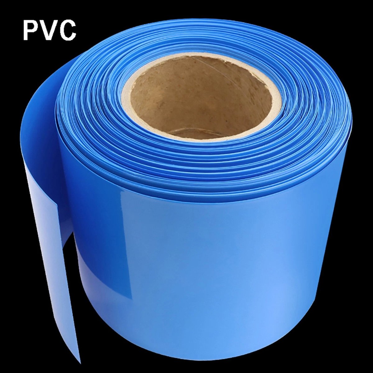 Blue PVC Heat Shrink Tubing — RC Battery Pack & Wire Wrap, 7mm–500mm Flat Width - HomeDIYer