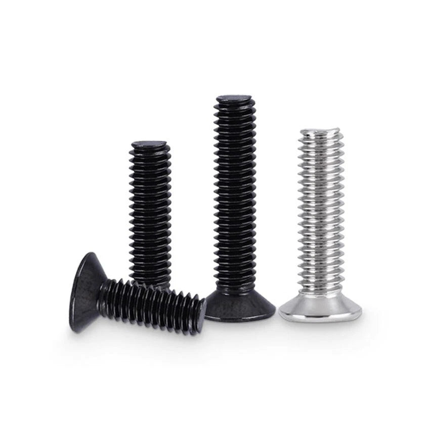 M2 Phillips Countersunk Machine Screws – Nickel or Black Zinc Plated, Fully Threaded (3–8mm Overall Length) - HomeDIYer