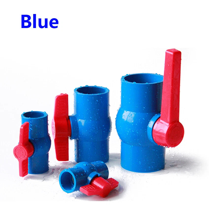 20 25 32 40 50 63mm Push-in PVC Plastic Ball Valve Sleeve Adhesive Pipe Fittings