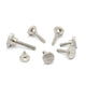M2–M6 Knurled Thumb Screws – 303 Stainless Steel, Round Flat Head Hand Grip Knobs (3–40mm Lengths)