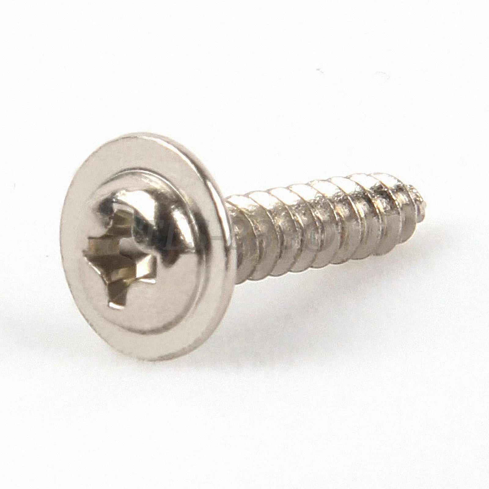M1.2 M1.4 M1.7 M2 M2.3 M2.6 M3 M4 Flanged Truss Head Self Tapping Screws – Nickel Plated Steel