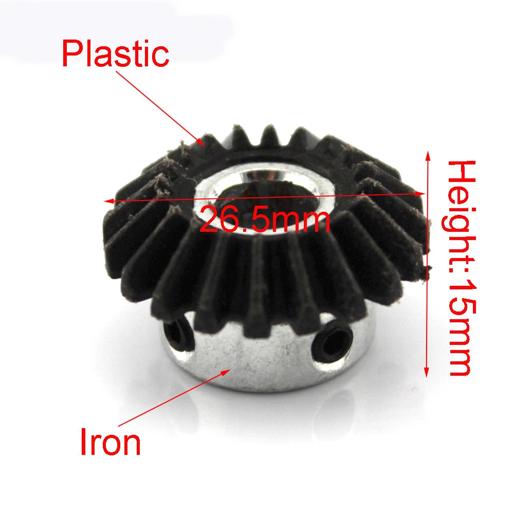 2pcs 20T 8mm Metal Bevel Gear Right Angle Drive Gears Modulus 1 Model DIY