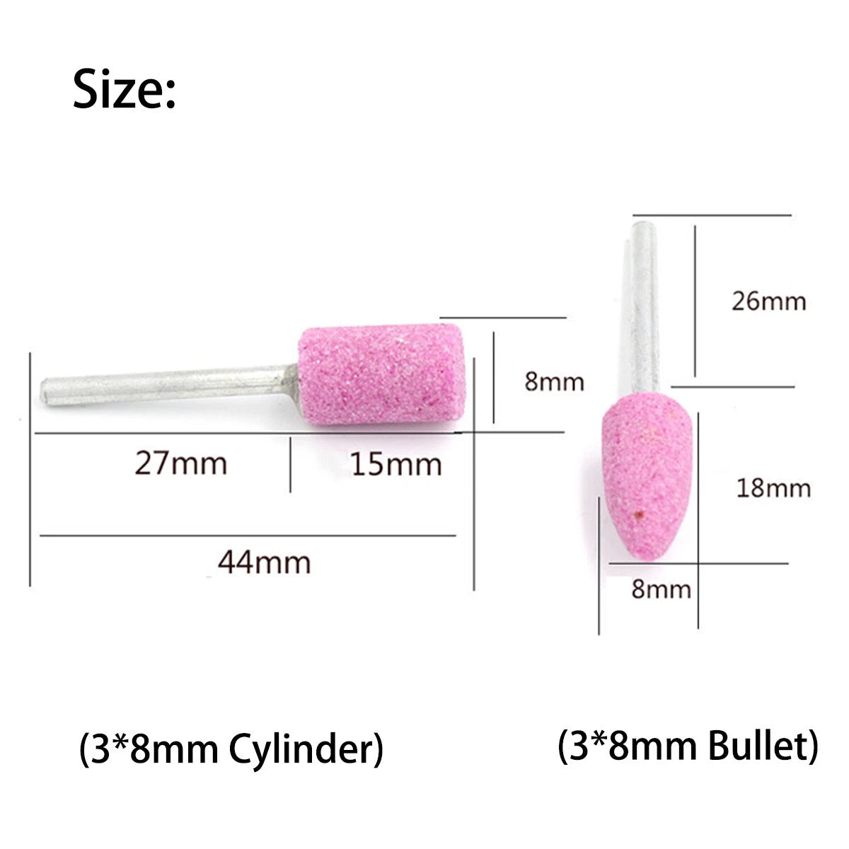 Flap Wheel Sandpaper Abrasive Kit 3-12mm | Fits Dremel Rotary & Nail Drill