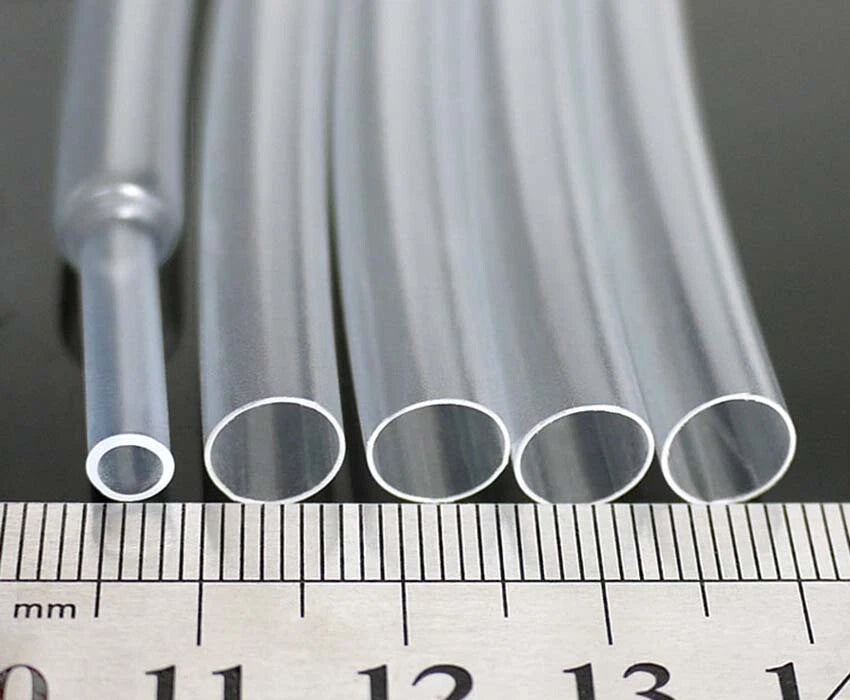 Clear Heat Shrink Tubing 2:1 – Transparent Electrical Sleeving 0.6mm to 80mm