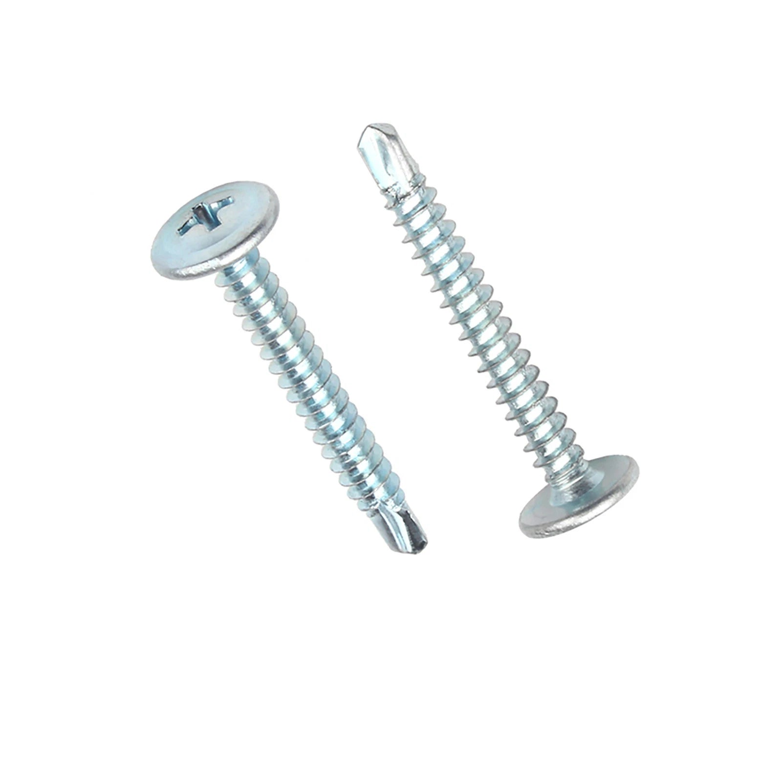 Self Drilling Wafer Head Screws – 304/410 Stainless & Galvanized Steel, M4.2 M4.8