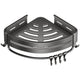Bathroom Wall Mounted Corner Shelf Rack Kitchen Home Storage Organizer with Hook