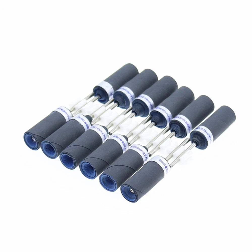 Wet Dry Sanding Bar for Dremel Rotary Tool P180–P7000 | 3mm Shank Abrasive Rod for Jewelry Metal Stone