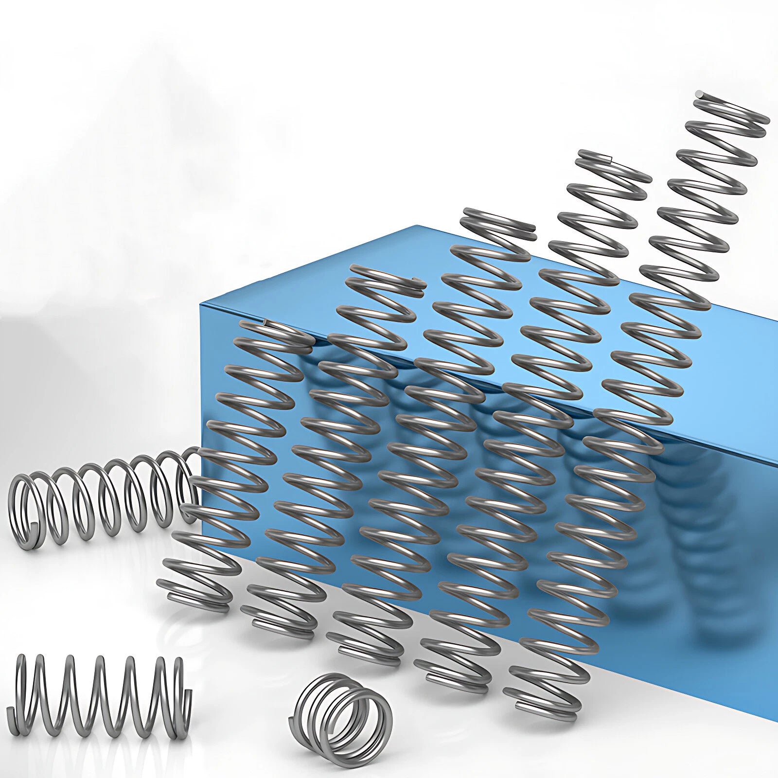 Spring steel Wire Dia 1.0mm OD 5mm-20mm Small Springs Compression Spring Steel