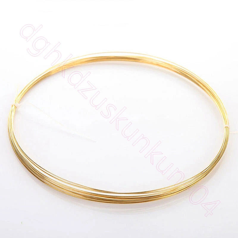 H62 Bare Brass Wire Brass Thin Wire Round Bar Diameter Φ0.3/ 0.5/0.8/1mm~Φ3mm