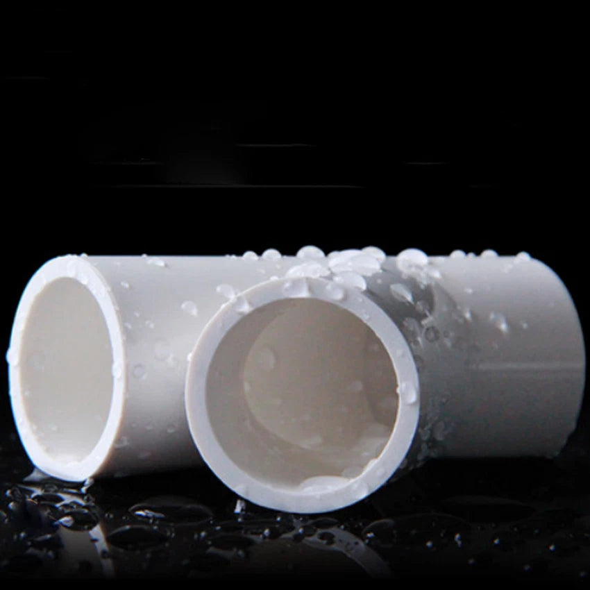 20 25 32 40mm 3-Way PVC Pipe Fittings Lateral Tee 45°  Elbow Adhesive Connectors