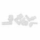 Plastic 90° Elbow Barbed Joiner Male Thread Hose Pipe Connector Water Fish Tank