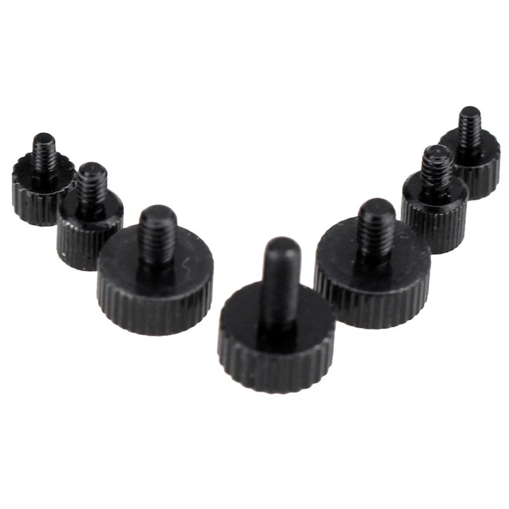 M2.5 Knurled Thumb Screws — Flat Head, Hand-Grip Bolts for PC Case & Electronics