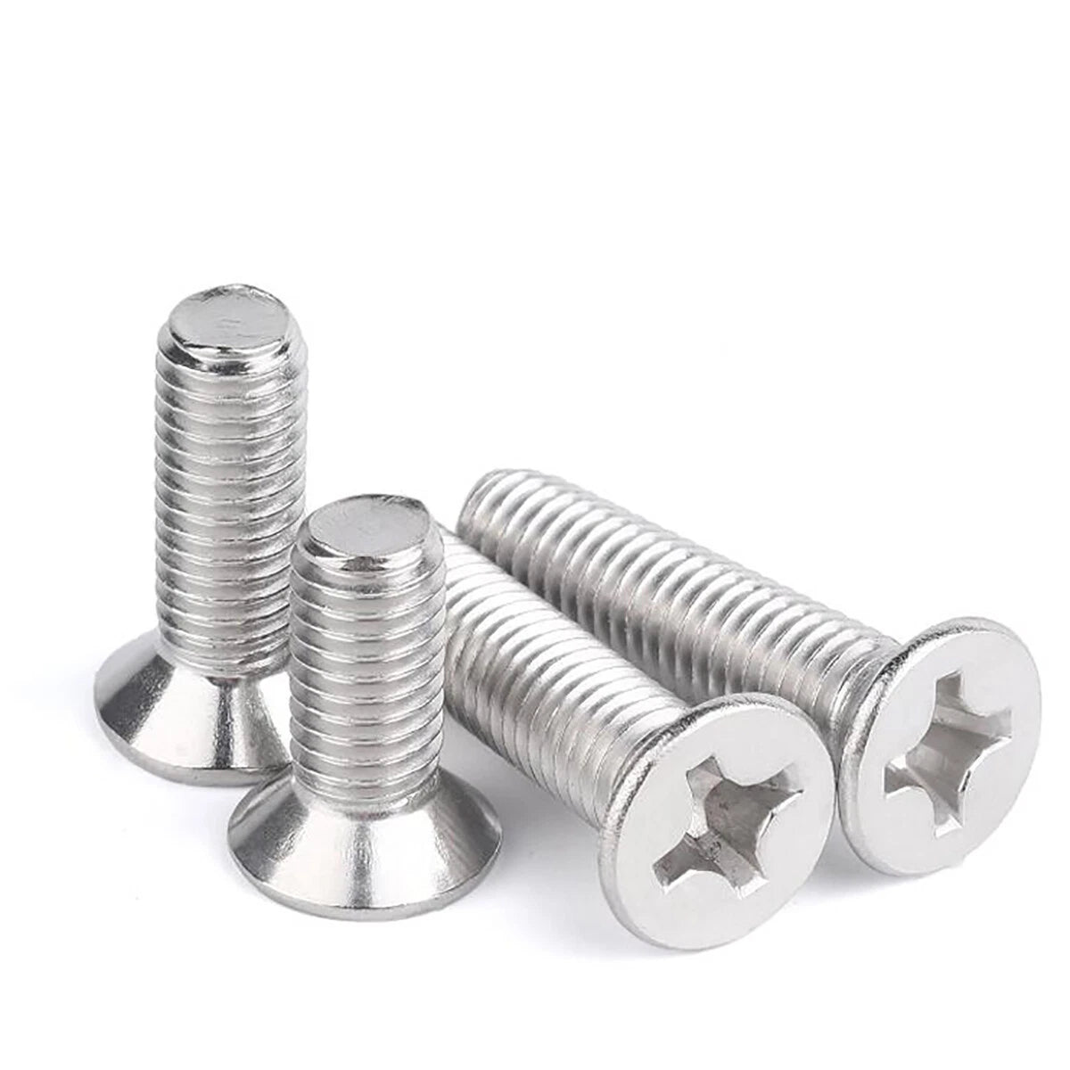 Phillips Flat Head Machine Screws UNC #2-56 to #10-24 – A2 304 Stainless Steel