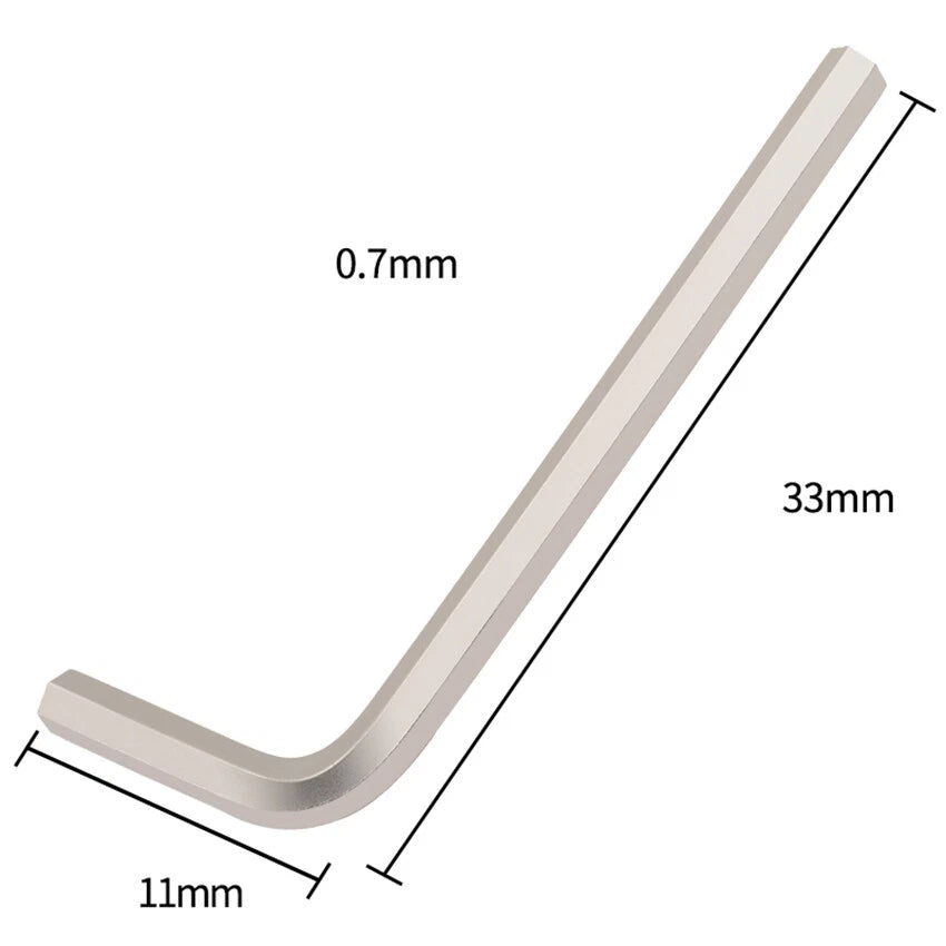 Metric Short Arm Allen Keys/ Hex Wrench/ Hexagon Key 1.5mm to 14mm Nickel Plated
