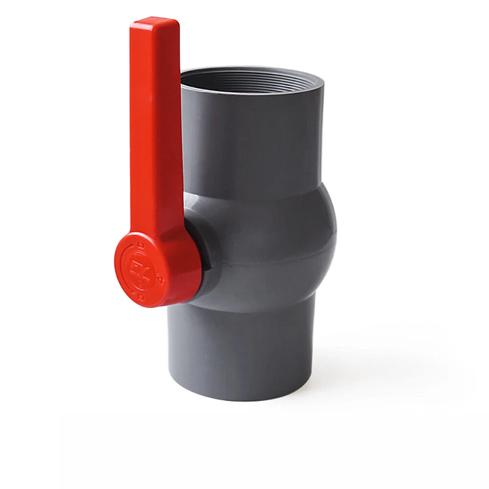 PVC Pipe Fittings Ball Valve Socket Solvent Weld Female Threaded 20mm - 90mm