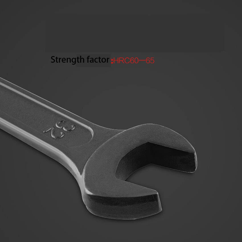 Open Ended Spanner Heavy Duty Wrench Impact - Single End 14mm 16mm-90mm Black