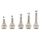 M4 Knurled Thumb Screws with Step Round Knob | Nickel & Black Zinc | 6–16mm