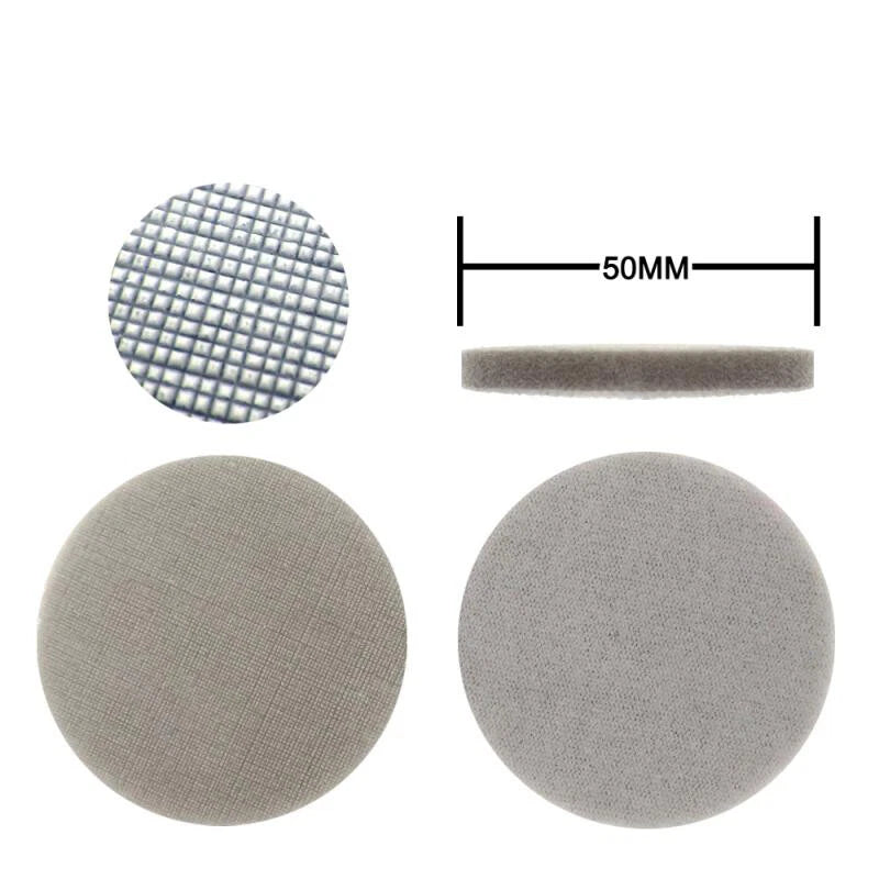 50mm 75mm Hook&Loop Foam Sanding Pads Discs Wet Dry Sponge Sandpaper All Grit