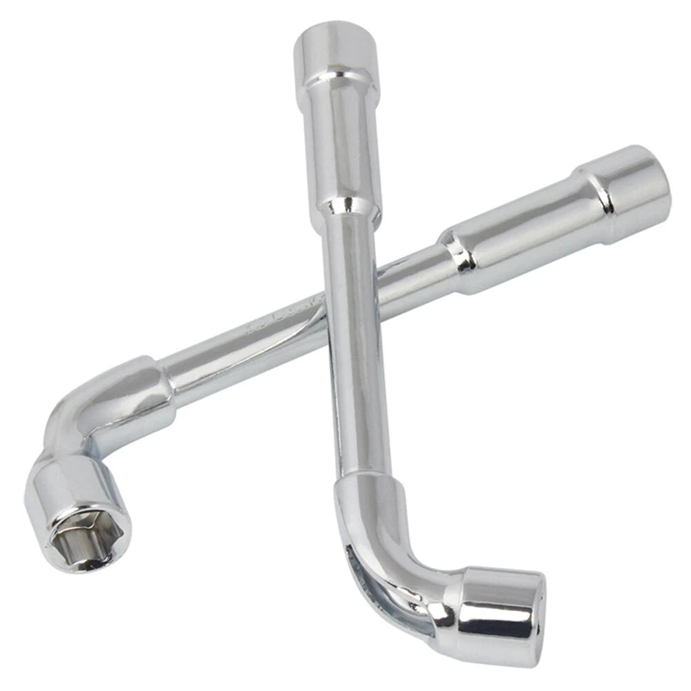 1Pcs 6-27mm Metric Angled Head Socket Wrench L Shaped Double Ended Spanner