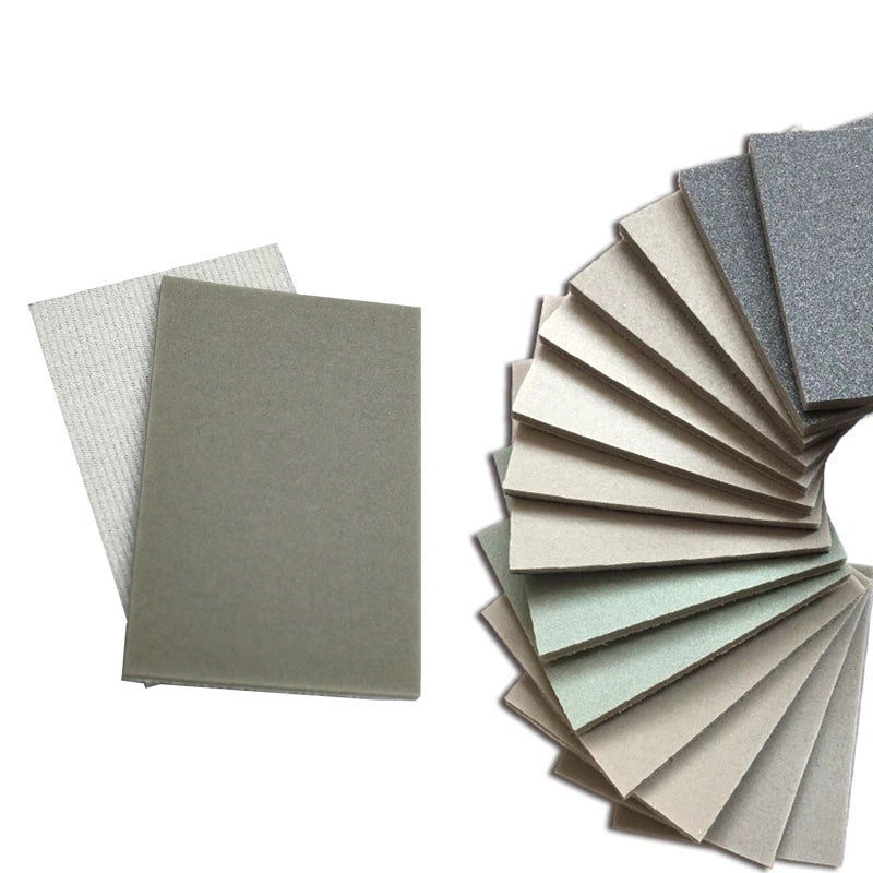 Fine Grit Flexible Wet & Dry Abrasive Sanding Foam Sponge Sand Pad Sandpaper