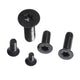 Black A2 Stainless Steel Security Torx Countersunk Flat Head Machine Screws M2 M2.5 M3 M4 M5 M6 — Tamper-Resistant Flush-Fit, 3mm to 50mm