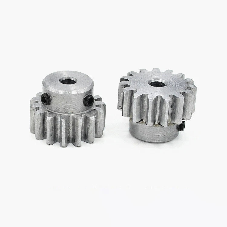 1.5M Mod 1.5 Spur Gear Motor Pinion Gears With Step 12T - 50T Teeth Bore 5-25mm