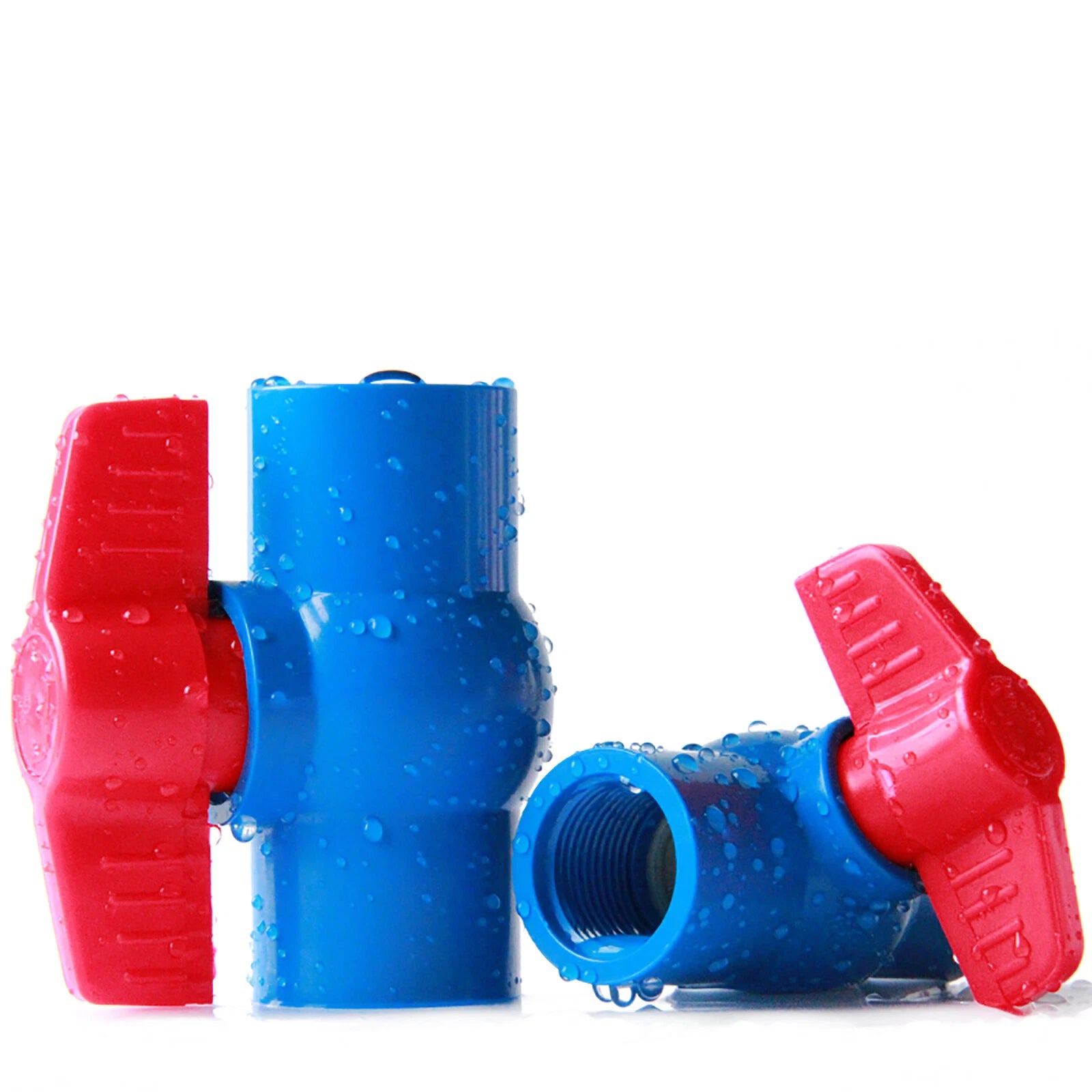 PVC Ball Valve BSP Thread Fast Stop Valve Water Pressure Pipe Fittings 1 2" - 2"