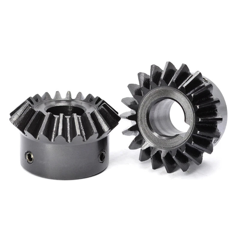 Straight Bevel Gear 1:1 Ratio 1 1.5 2 Mod 20-30T Transmission Gear 45# Steel