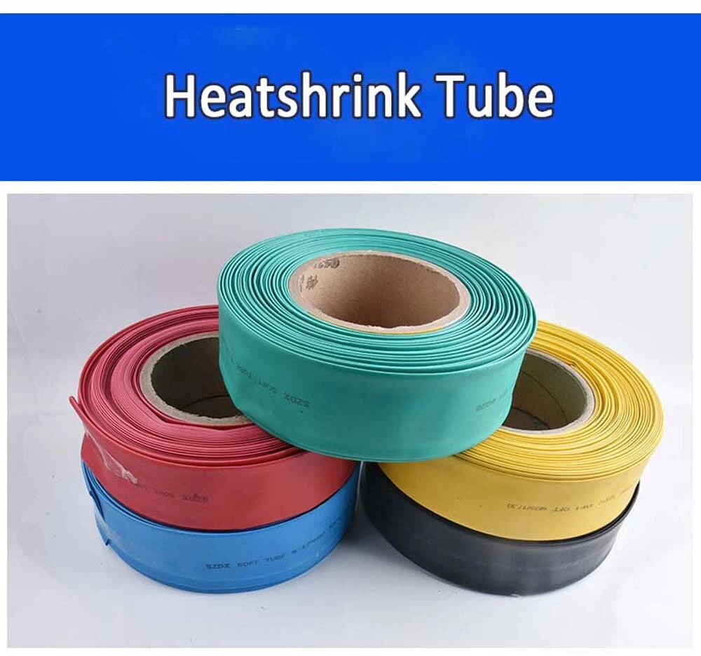 2:1 Heat Shrink Tubing — Φ16mm to Φ210mm, Multiple Colors, 1M & 5M Lengths
