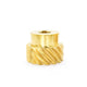 Brass Helical Gears Module 1-1.5 45 Degree 10 13 15 Teeth Motor Pinion Gear