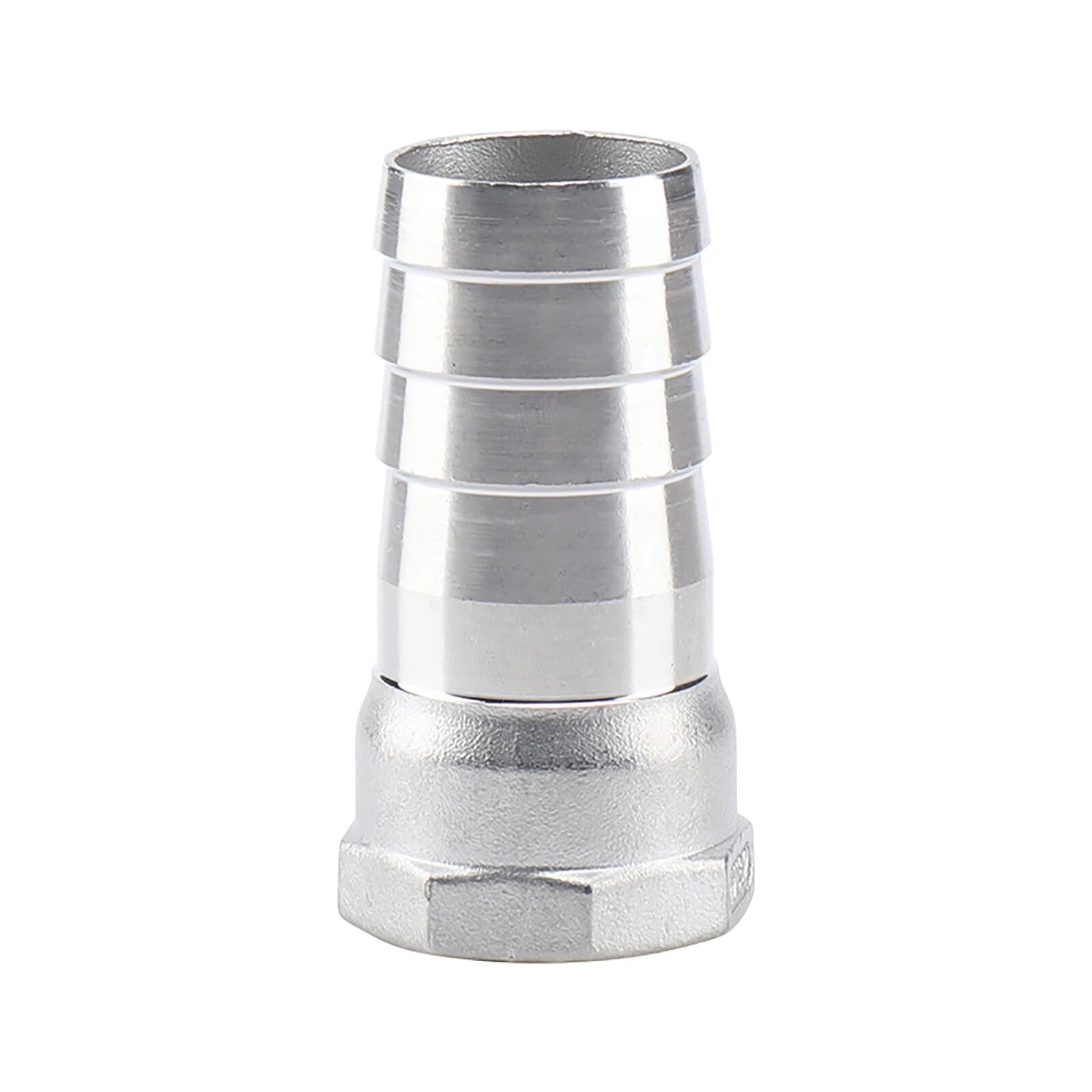 Stainless Steel Female BSP Hose Tail Barbed Connector — 1/2" to 2" Pipe Thread