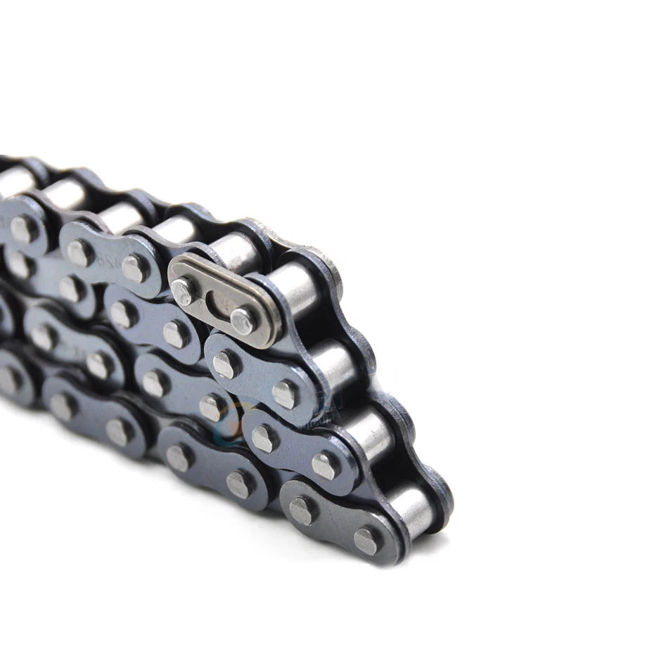 1/4" #25 Roller Chain Single Strand Pitch 6.35mm 04C Roller Chain 25H-82L x 0.5M