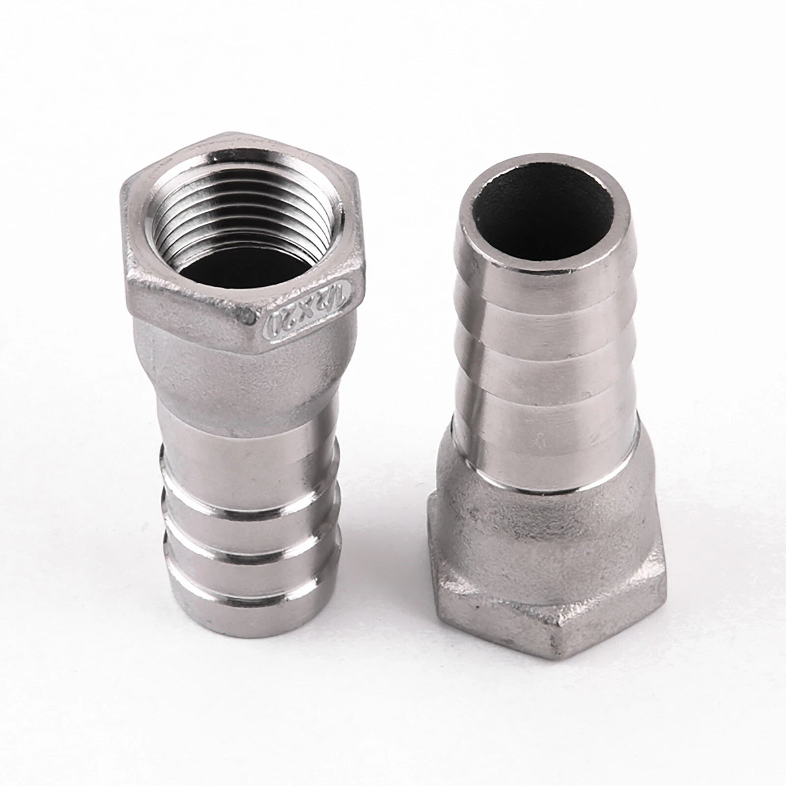 BSP Stainless Steel 304 Female Thread Hosetails Barbed Connector Pipe Fittings