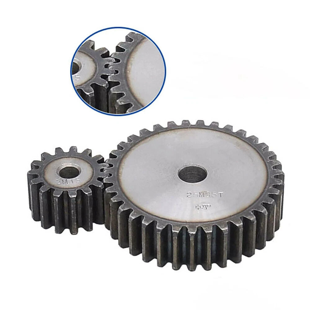 Mod 3/4/5 Spur Gear Pinion Gear 10T - 100T Motor Pinion 45# Steel Hardening