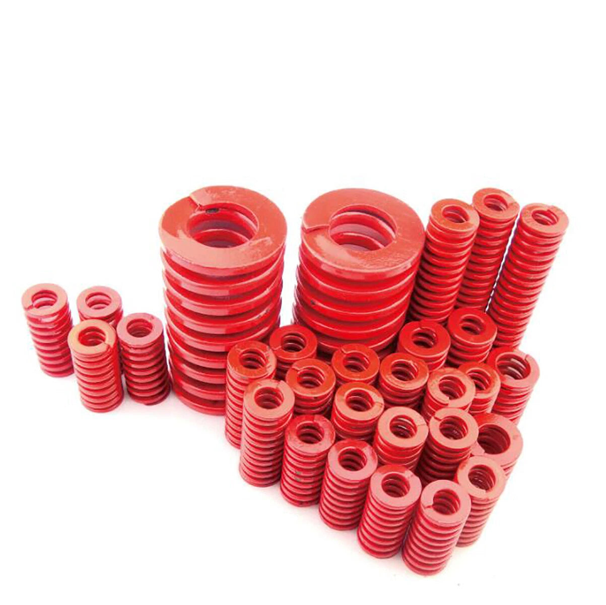 Red - TM Die Springs Medium Load Duty Compression Spring Mould Spring OD 8~50mm