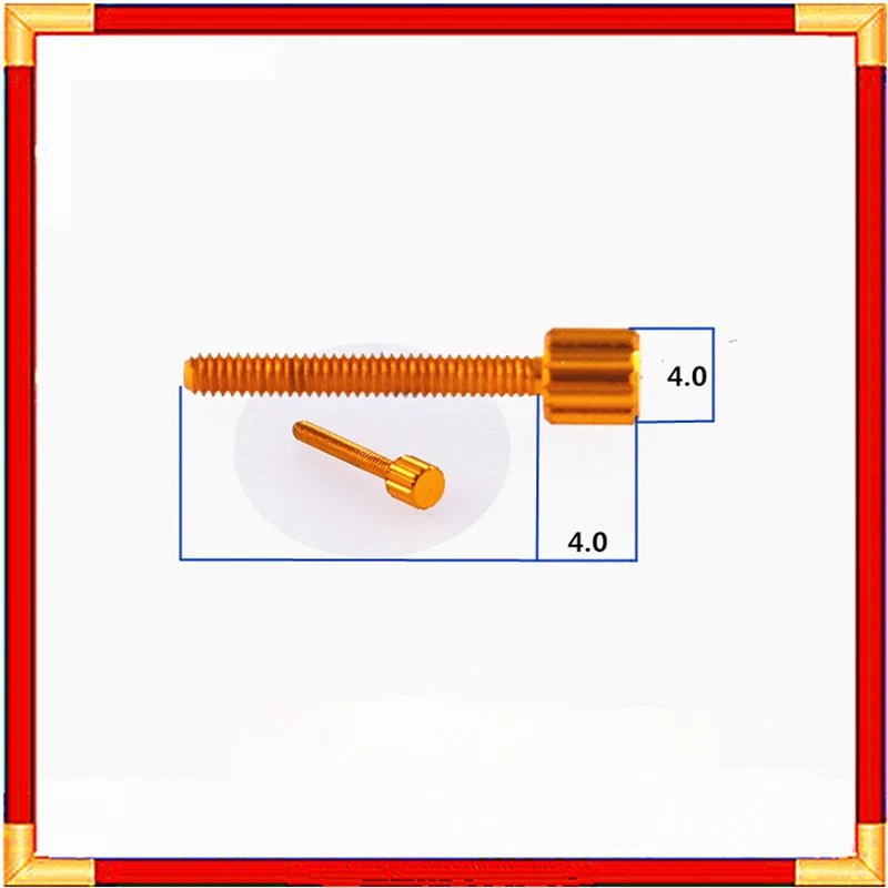 M2 Anodized Aluminum Knurled Thumb Screws – Flat Head Hand Grip Knob for PC Case & Modding (4–15mm Lengths) - HomeDIYer