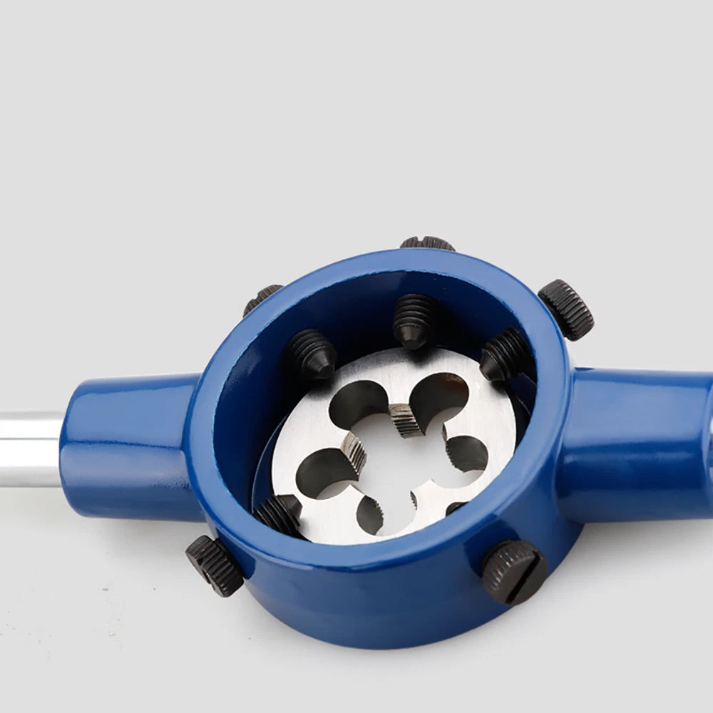 Round Die Stock Holder 20~65mm Die Handle Cap, Adjustable Die Handle Wrench