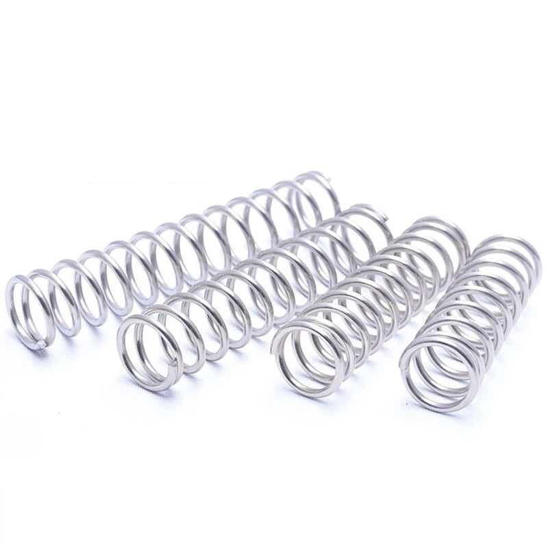 304 Stainless Steel Spring Wire Dia 1mm OD 9-10mm L 10-305mm Compression Springs