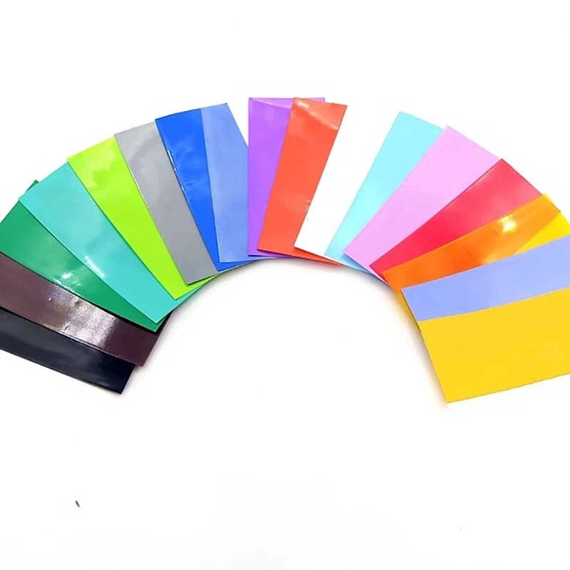 PVC Heat Shrink Tubing for 18650 Battery Packs — 7mm to 150mm, Multiple Colors