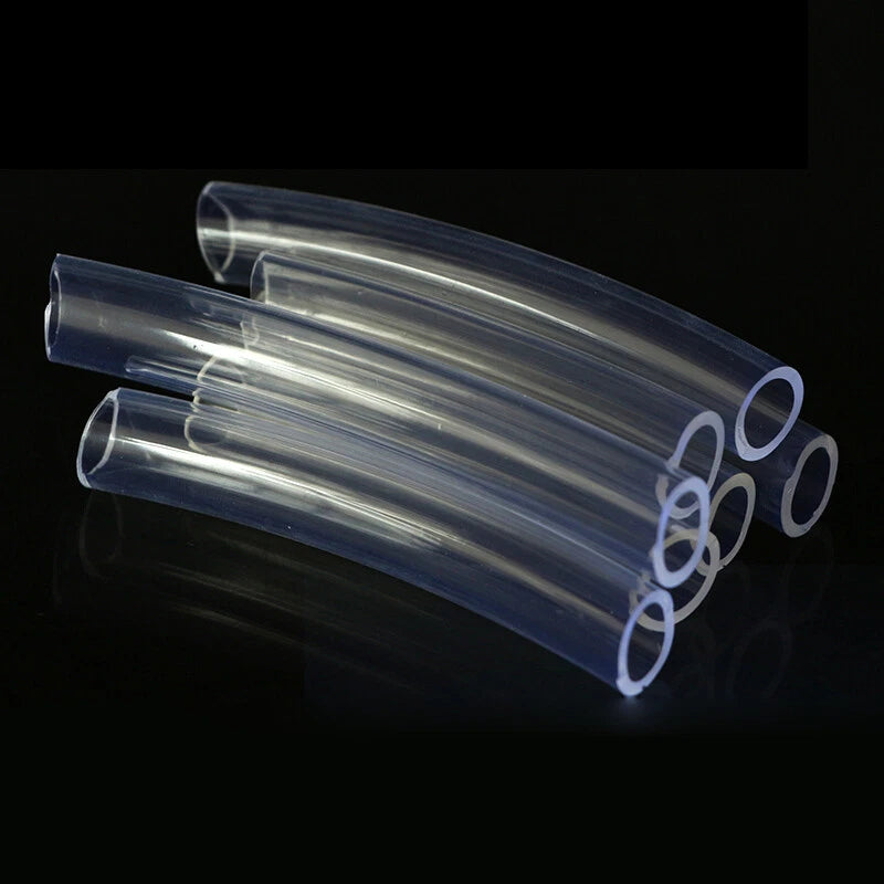 PVC Clear Flexible Tubing — Plastic Hose Pipe for Water, Fuel, Air & Aquarium