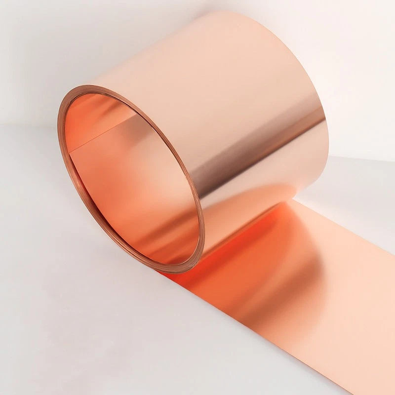 T2 Pure Copper Strip Metal Sheet Foil Plate Models Making Coil 5mm-120mm Width