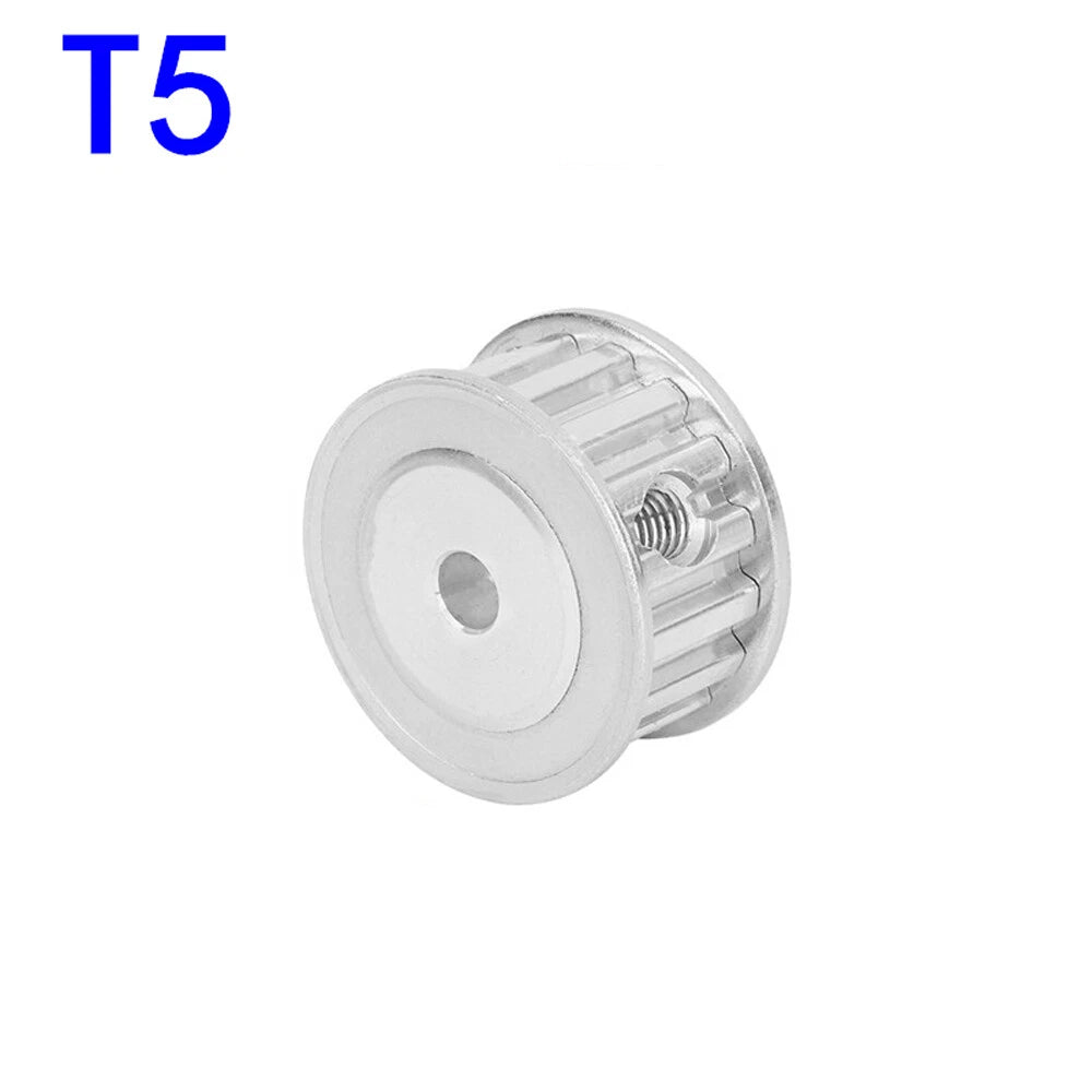 T5 10-60Teeth Timing Belt Pulley Pitch 5mm Without Step Drive Pulleys Width 16mm
