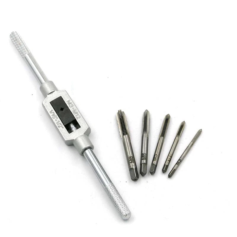 REVERSIBLE T BAR HANDLE RATCHET TAP WRENCH M3-M8 OR M3-M12 FOR TAP & DIE SET
