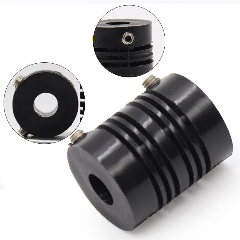 Nylon Plastic Flexible Shaft Coupling Coupler Stepper Motor Joint Connector