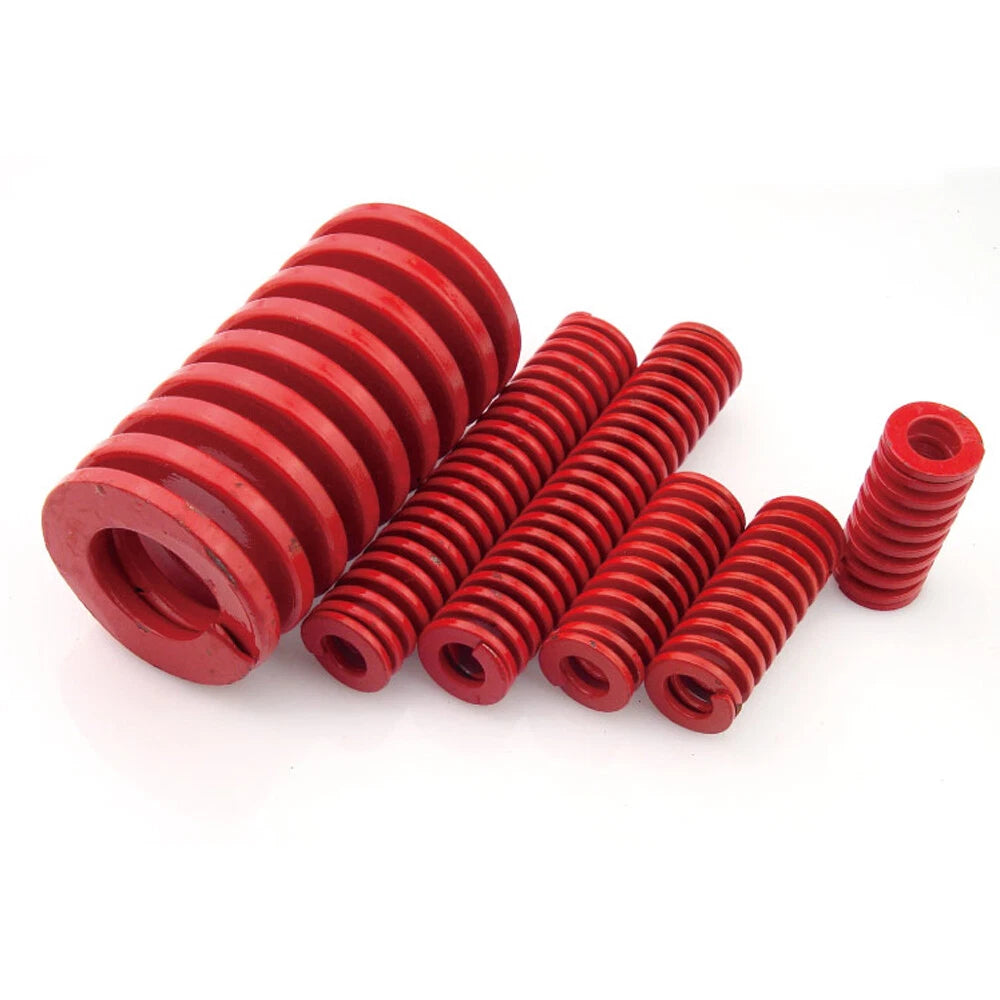 TM Red Heavy Load Duty Compression Die Springs,Diameter 8-40mm Length 15mm-300mm
