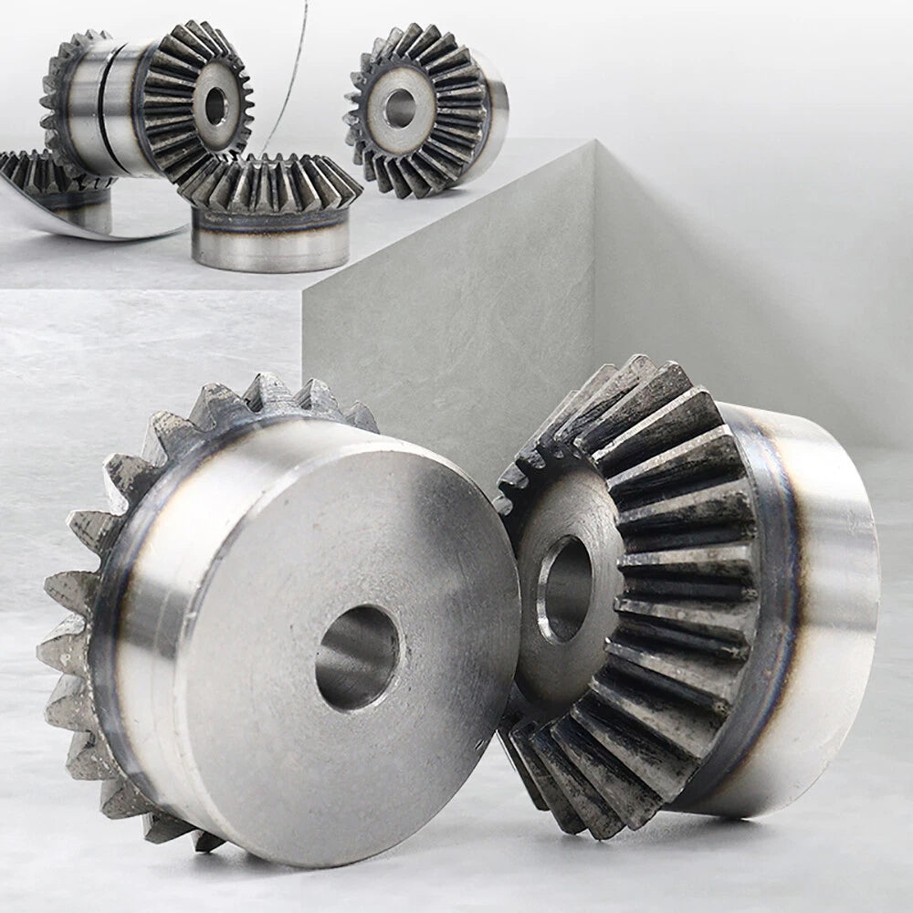 1/1.5/2 Modul 15~40T Bevel Gears 45# Carbon Steel Transmission Gear Spur Pinion